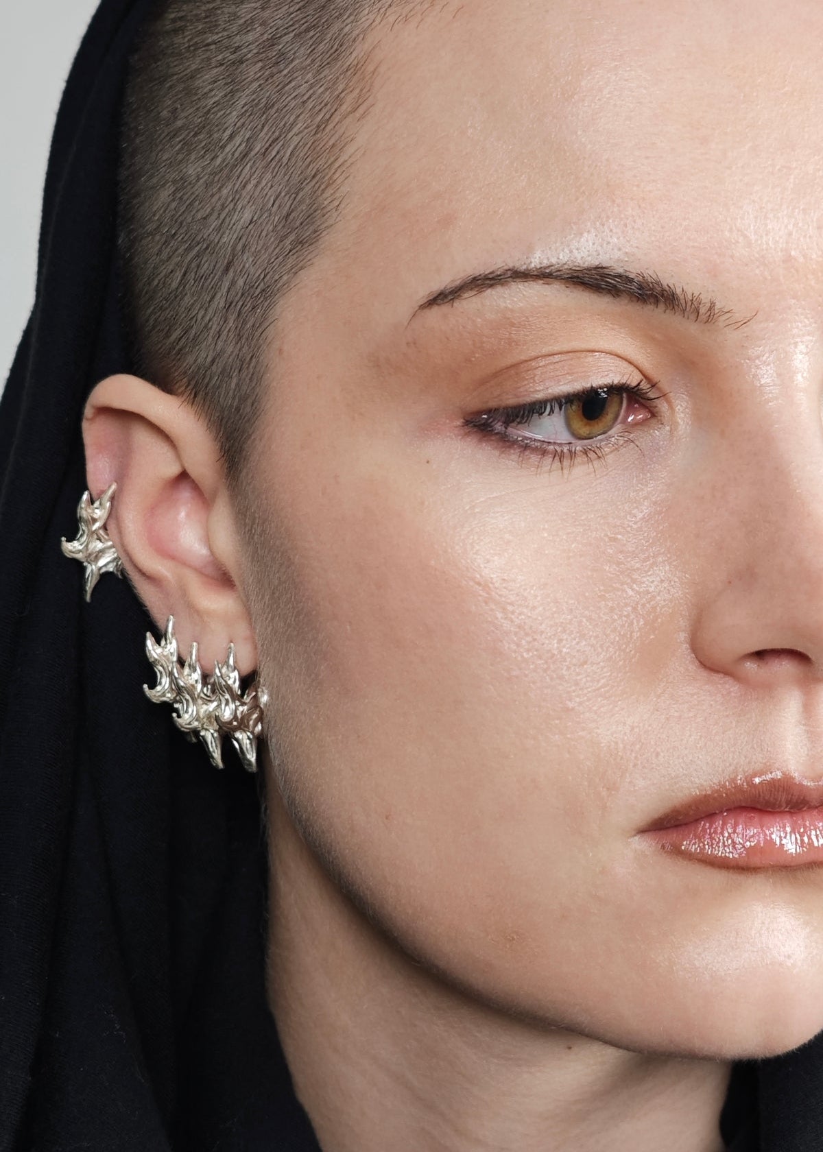 F earrings