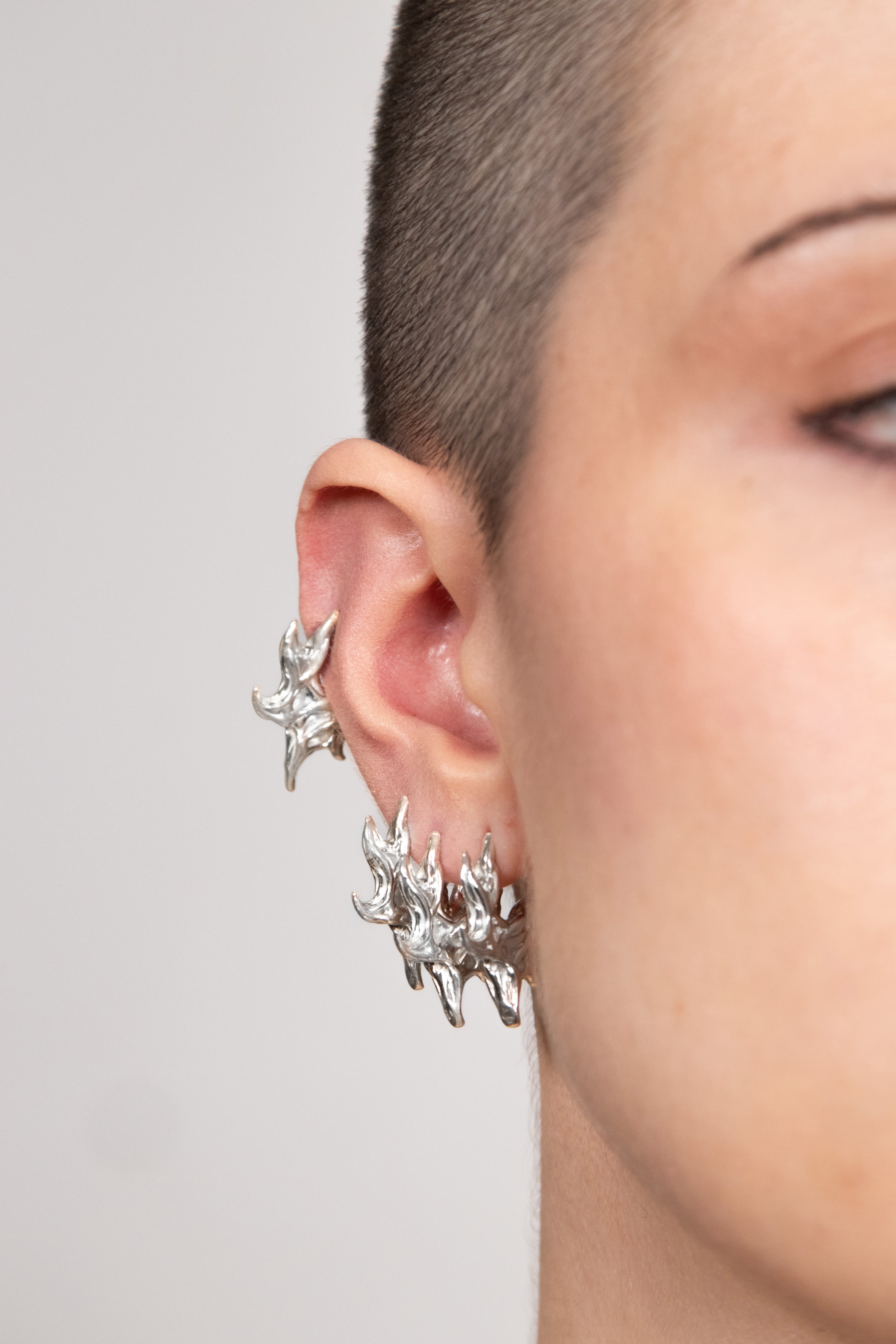 F earrings