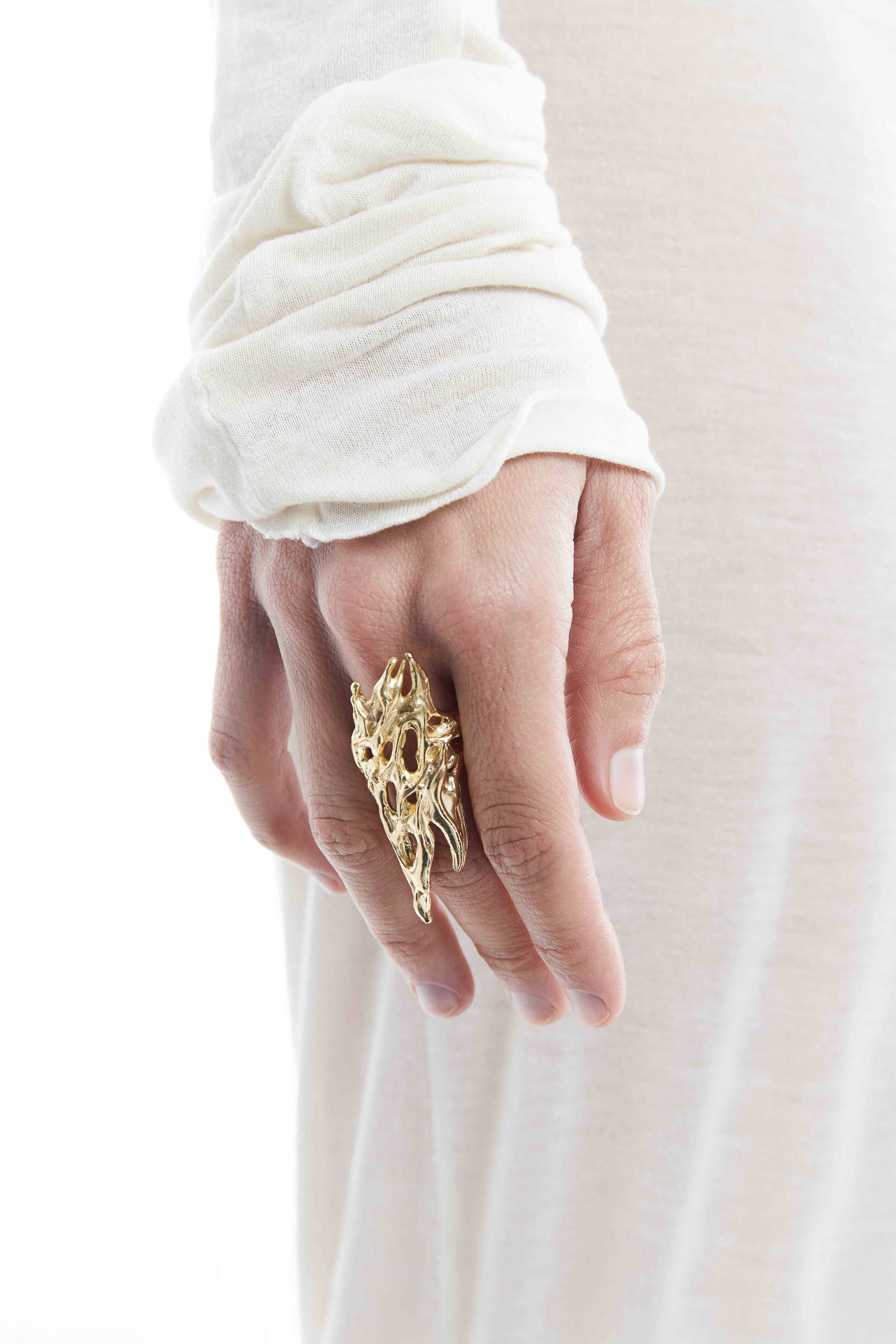 ARROKA RING - Gold plated